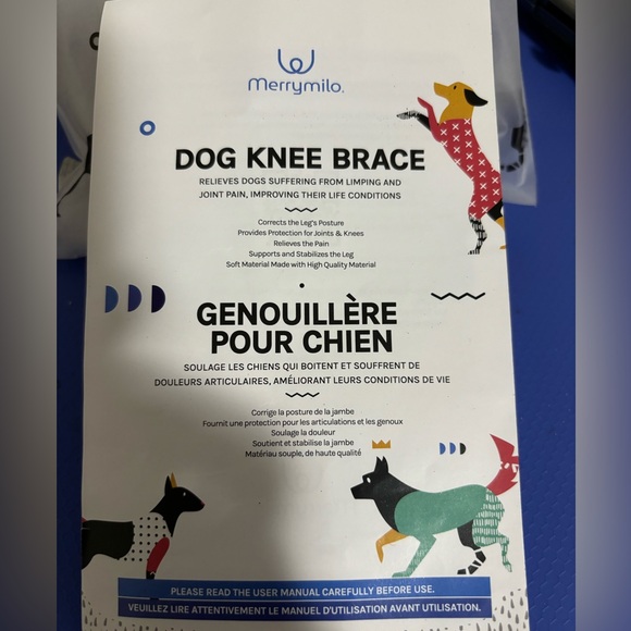 Merrymilo Dog Knee Brace Sz Medium - Picture 4 of 5